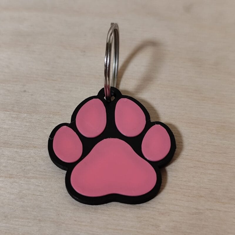 Tappancs kulcstartó - pink