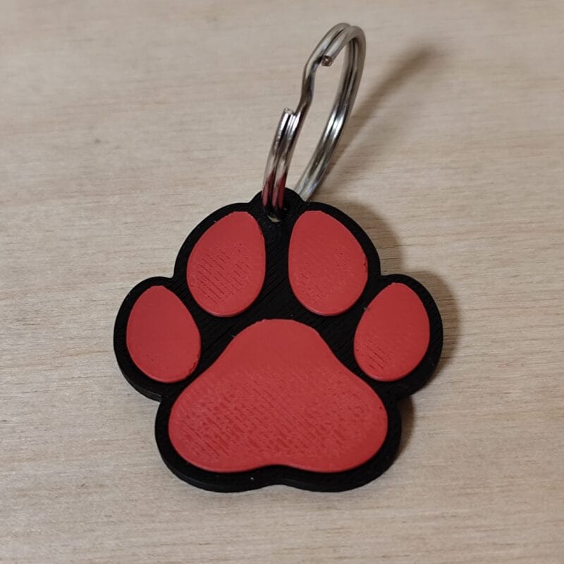 Tappancs kulcstartó - piros