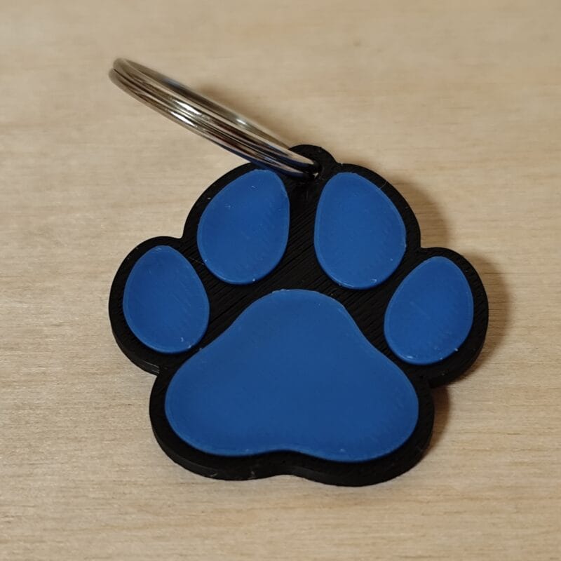 Tappancs kulcstartó - kék