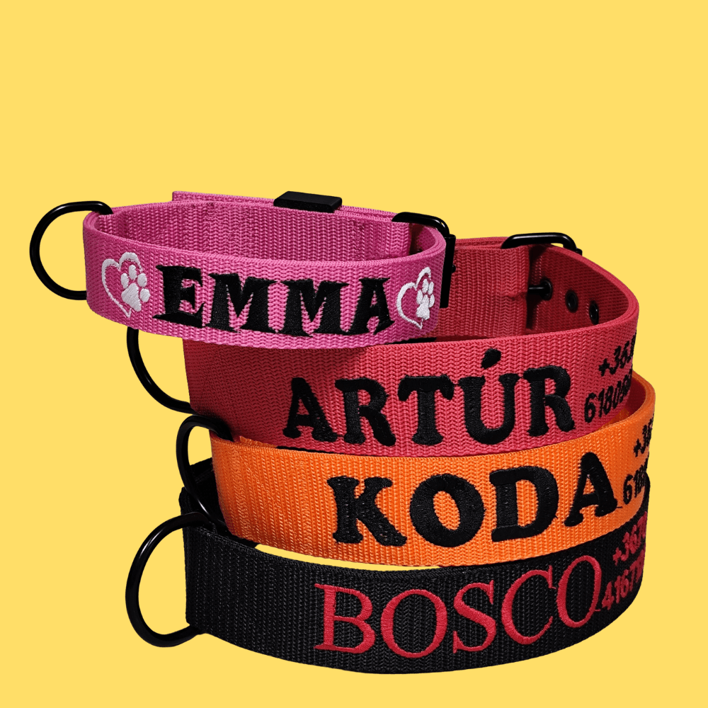 vízhatlan pórázok, egyedi nyakörvek, szettek, kiegészítők